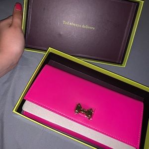 Ted Baker Curved Bow Fold Matinee Wallet